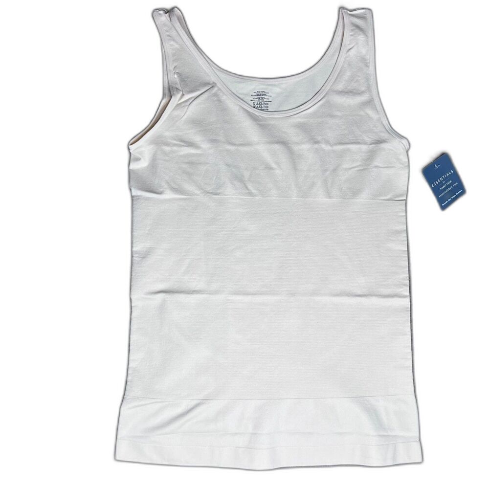 Essentials by Tummy Tank NWT Seamless Nude Slimming Shaping Tank Top Size 1X/2X